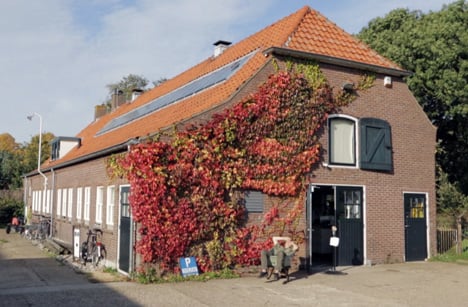 Maarten Baas' studio on a former farm