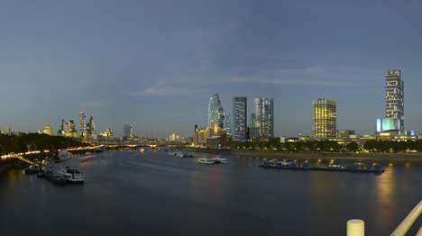 Photo-realistic renderings by Hayes Davidson imagine London's skyline in 20 years time