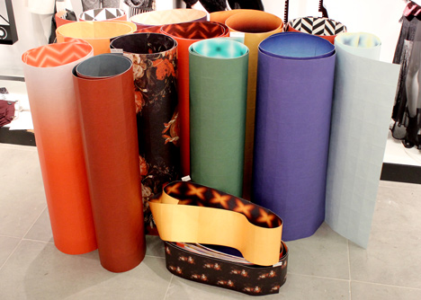 Origami dresses by Jule Waibel installed at Bershka stores in 25 cities