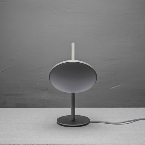 Round Lamp with a looping stem by Bao-Nghi Droste