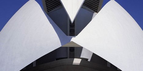 Palau de les Arts Reina Sofia at the City of Arts and Sciences Valencia by Santiago Calatrava