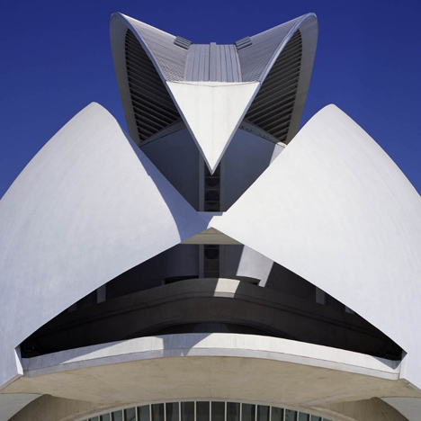 Palau de les Arts Reina Sofia at the City of Arts and Sciences Valencia by Santiago Calatrava