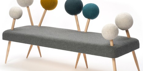 Sofa based on a pin cushion by Demeter Fogarasi