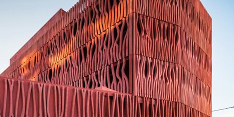Student housing with a coral-inspired facade by Atelier Fernandez & Serres