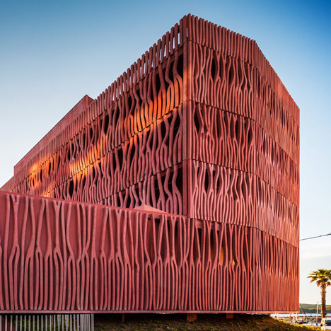 Student housing with a coral-inspired facade by Atelier Fernandez & Serres