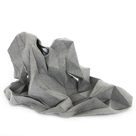 Sweatshirt that appears to melt by The T-Shirt Issue