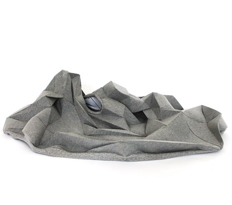 Sweatshirt that appears to melt by The T-Shirt Issue