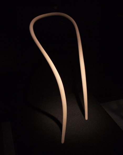 Thonet chair back and legs at BarberOsgerby In The Making exhibition at London Design Museum