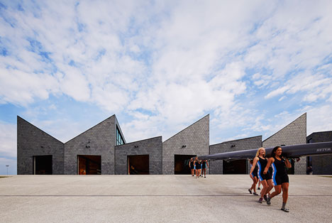 Studio Gang's Chicago boathouse designed to echo the rhythms of rowing