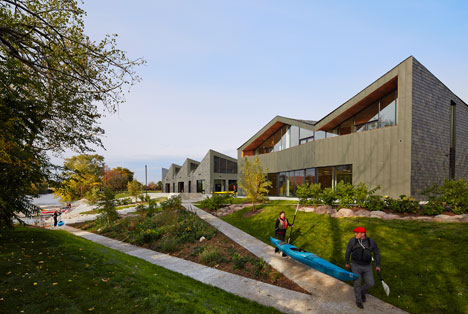 Studio Gang's Chicago boathouse designed to echo the rhythms of rowing