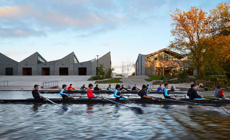Studio Gang's Chicago boathouse designed to echo the rhythms of rowing