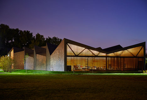 Studio Gang's Chicago boathouse designed to echo the rhythms of rowing