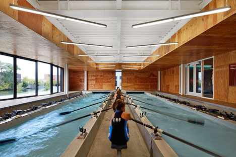 Studio Gang's Chicago boathouse designed to echo the rhythms of rowing