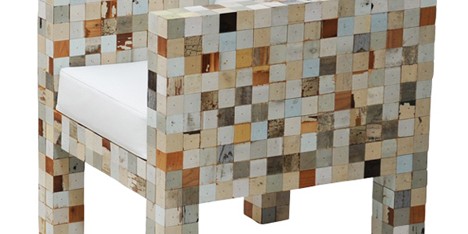 Piet Hein Eek uses offcuts from his scrap wood furniture to make Waste Waste 40×40