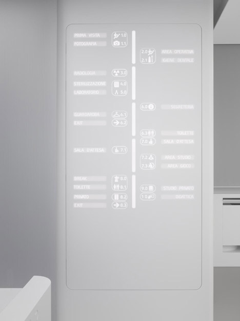 White Space orthodontic clinic with Corian walls by Bureauhub