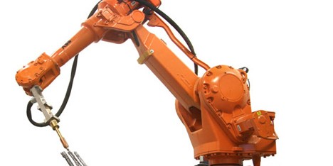 3D-printing robot by Joris Laarman draws freeform metal lines