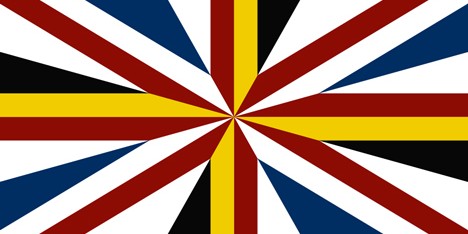 Alternative designs proposed for the union jack flag without Scotland