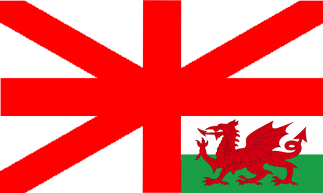 Alternative designs proposed for the union jack flag without Scotland