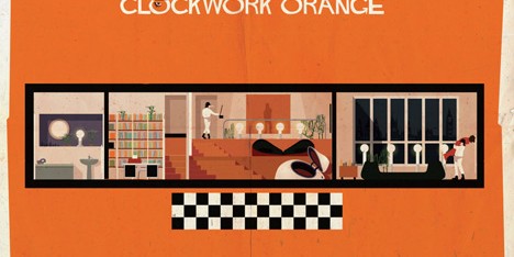 Archiset illustrated film sets by Federico Babina