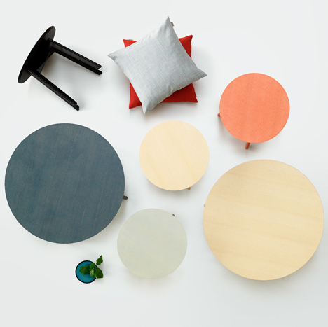Note Design Studio designs side tables for Fogia