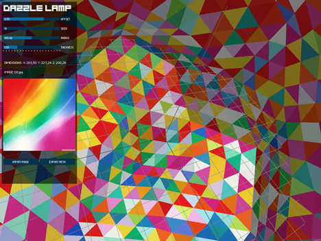 3D-printed Dazzle lamps by Corneel Cannaerts conceal colourful interiors