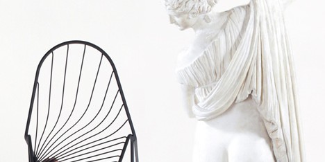 Drapee chair by Constance Guisset designed to look like draped fabric