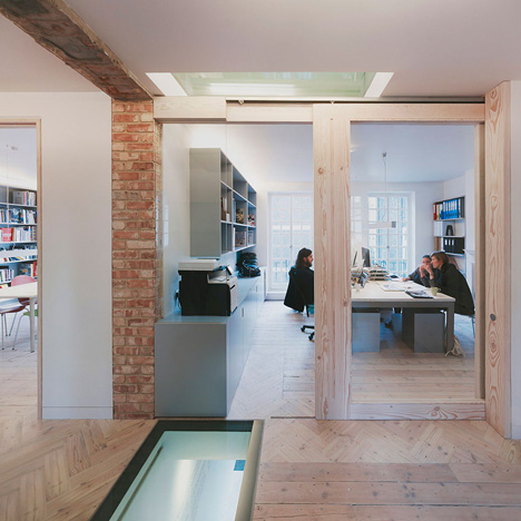 Edwardian townhouse renovation by Studio Octopi features windows in the floors