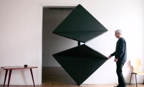 Evolution Door reinvented with folding mechanism by Klemens Torggler