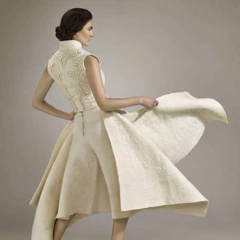 Fashion collection woven from Uruguayan wool by Mercedes Arocena and Lucia Benitez