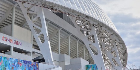 Sochi Winter Olympics commence inside Populous-designed stadium
