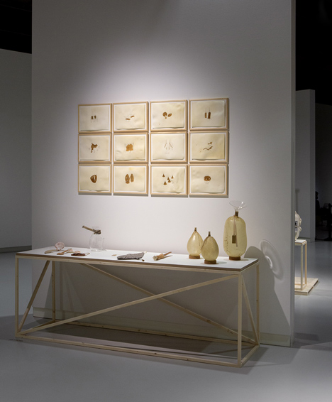 Animal membrane products on show in Formafantasma exhibition