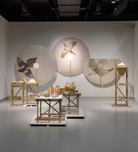 Animal membrane products on show in Formafantasma exhibition