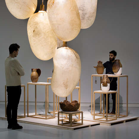 Animal membrane products on show in Formafantasma exhibition