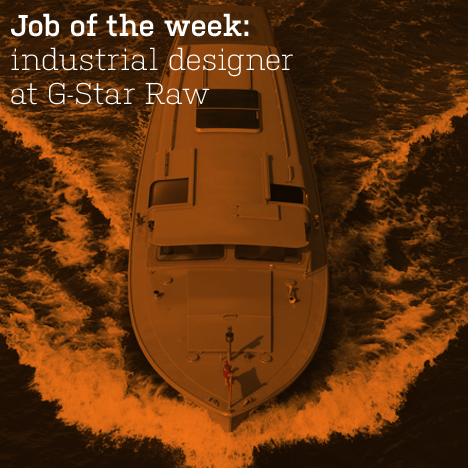 Job of the week: industrial designer at G-Star Raw