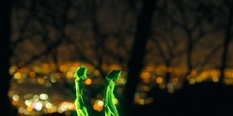 Glowing 3D-printed characters explore LA in Cut Copy music video by PARTY