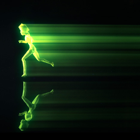 Glowing 3D-printed characters explore LA in Cut Copy music video by PARTY