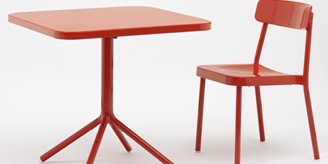 Samuel Wilkinson designs Grace collection of aluminium furniture