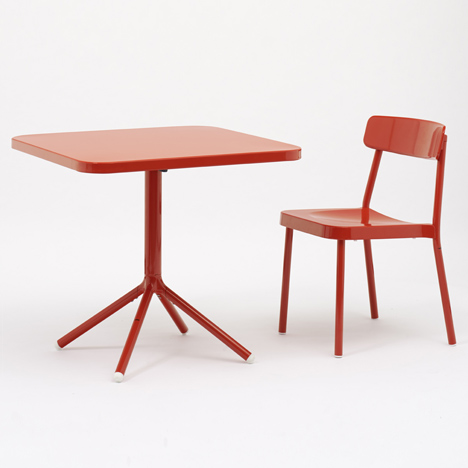 Samuel Wilkinson designs Grace collection of aluminium furniture