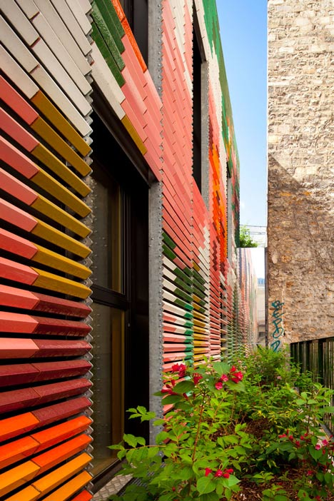 Périphériques upgrades Paris plot with contrasting apartment blocks and a colourful kindergarten