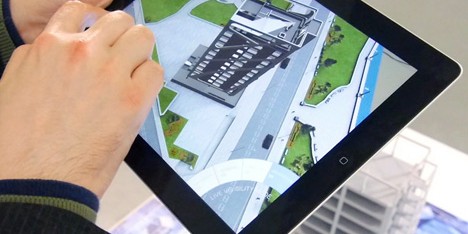 Inition augmented reality architecture installation