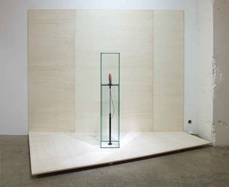 Konstantin Grcic designs glass furniture with moving parts for Galerie Kreo show