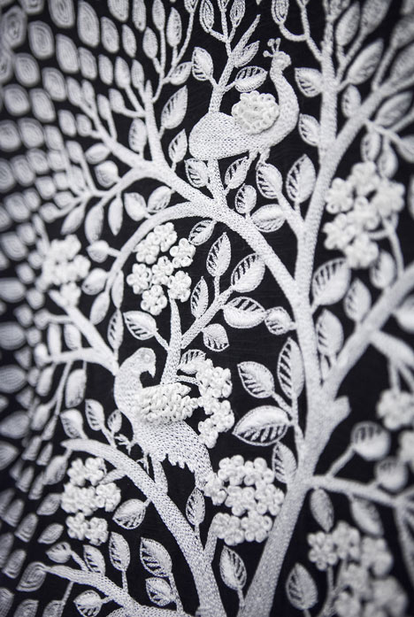 Material detail at the BE OPEN Made In... India exhibition