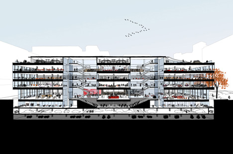 Mecanoo wins contest to overhaul Mies van der Rohe's Washington library