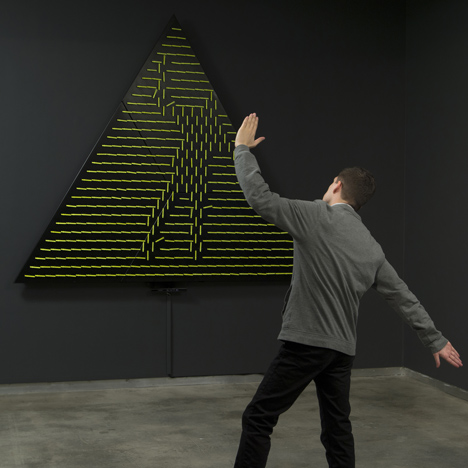Mechanical Mirrors by Daniel Rozin replicate images using everyday objects