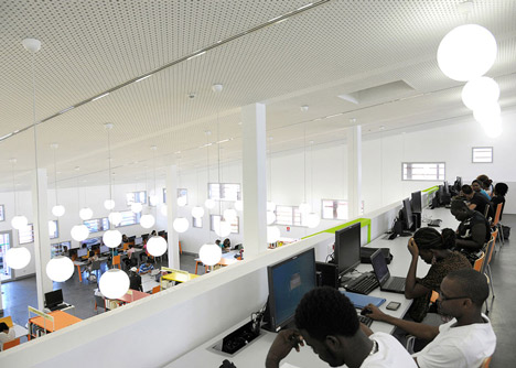New University Library in Cayenne by RH+ Architecture
