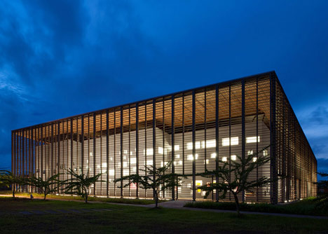 New University Library in Cayenne by RH+ Architecture