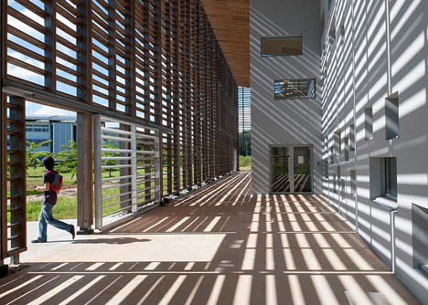 New University Library in Cayenne by RH+ Architecture