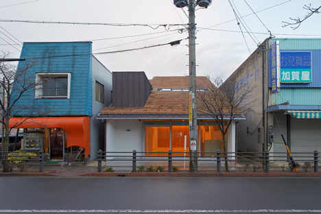 O Pharmacy by Ninkipen! features exposed wooden ceiling
