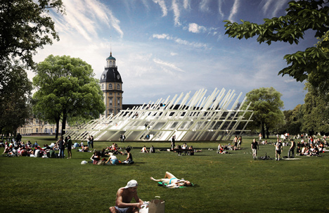 Pavilion for the City Jubilee by J. Mayer H.