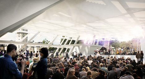 Pavilion for the City Jubilee by J. Mayer H.